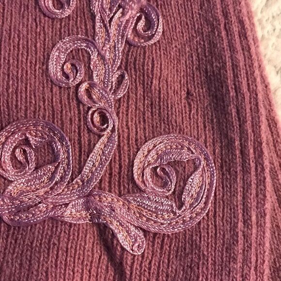 NARDI & TAGLIAFERRI mauve scarf - Picture 4 of 4